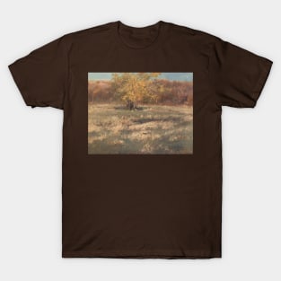 Yellow Willow Oil on Canvas T-Shirt